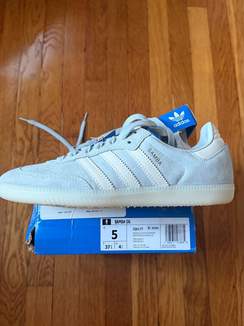 adidas Samba OG Men's Sneakers in Light Gray